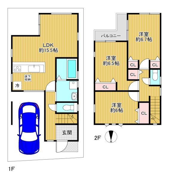 東大阪市第1鴻池町1号棟　新築戸建