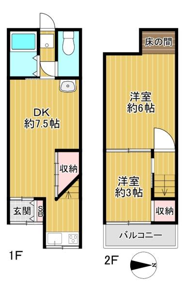 東大阪市中小阪4丁目　中古テラスハウス