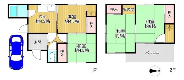 東大阪市日下町2丁目　中古戸建
