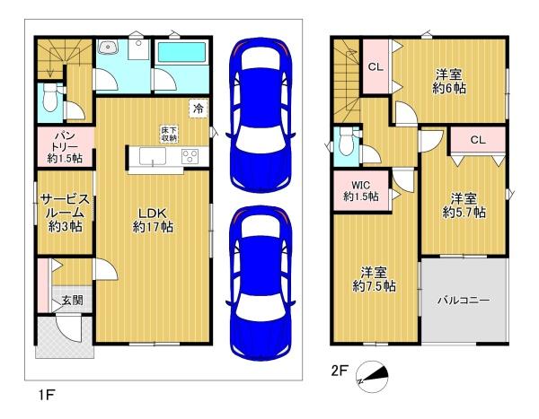 東大阪市稲田本町第4　2号棟