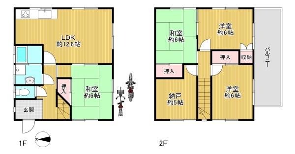 東大阪市布市町2丁目　中古戸建