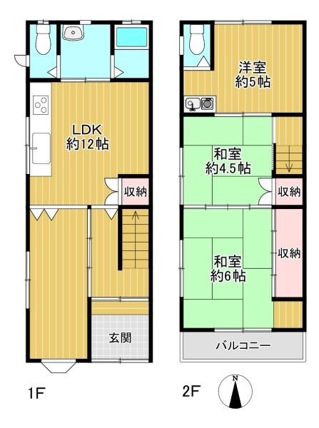東大阪市西堤学園町2丁目　中古テラス