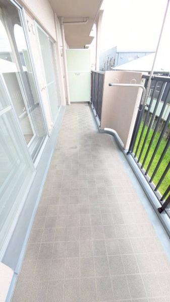 若江岩田スカイハイツ(バルコニー)