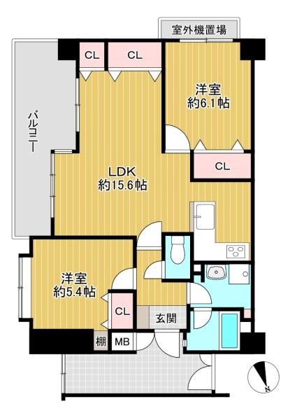 エスリード鴻池(間取り)