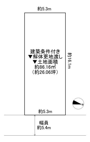 堺市西区上の土地