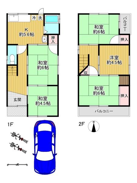 松原市小川５丁目の中古一戸建て