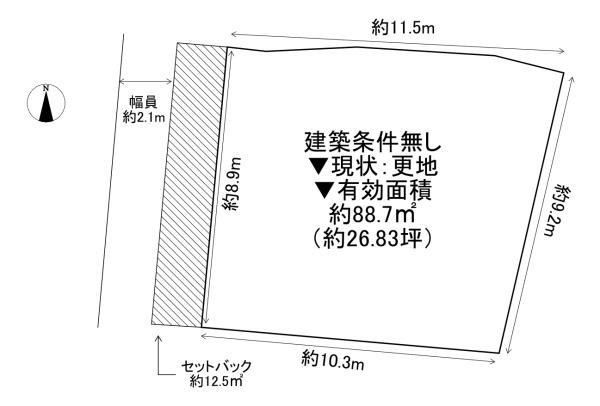 東大阪市豊浦町　土地