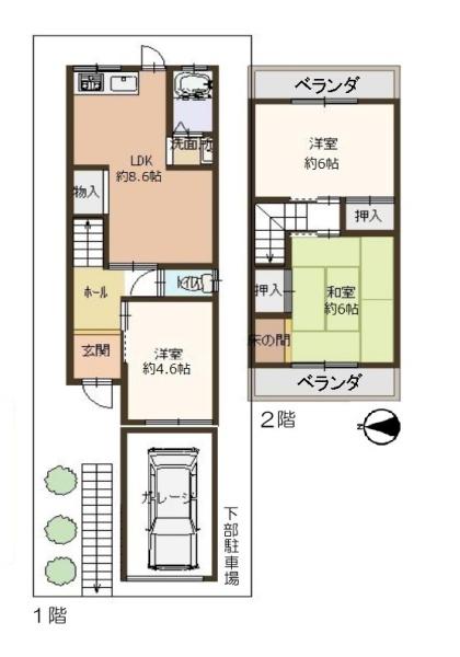 東大阪市日下町２丁目の中古一戸建て