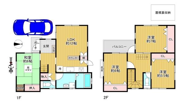 東大阪市吉田本町3丁目　中古戸建
