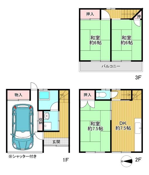 東大阪市稲田上町1丁目　中古戸建