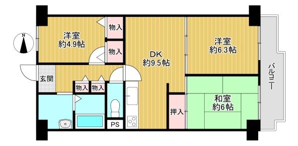 小阪パークハイツ弐号棟