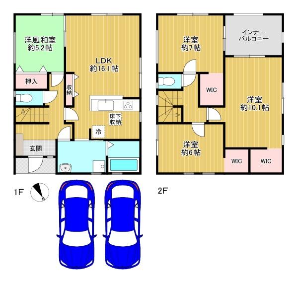 東大阪市東石切町5丁目　1号棟　新築戸建