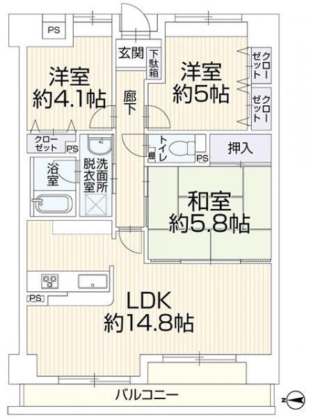 サンメゾン若江岩田