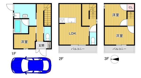 東大阪市本庄1丁目　中古戸建