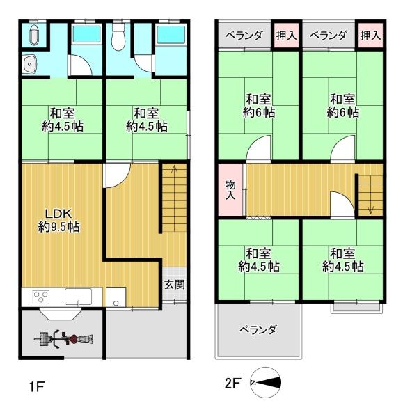 東大阪市瓜生堂1丁目　中古テラス