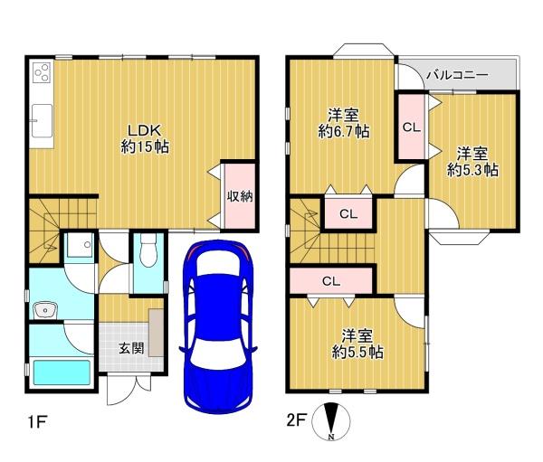 東大阪市花園東町３丁目の中古一戸建て