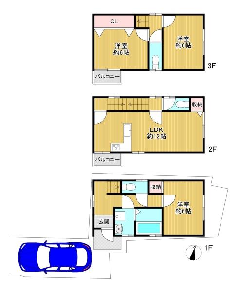 大阪市東成区東今里３丁目の中古一戸建て