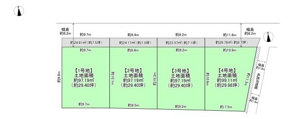 東大阪市第2玉串町西　4号地　土地