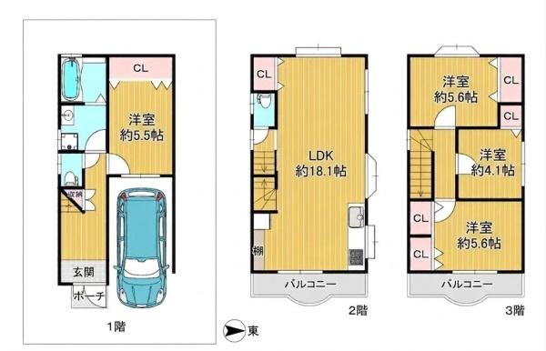 東大阪市横小路町5丁目　中古戸建