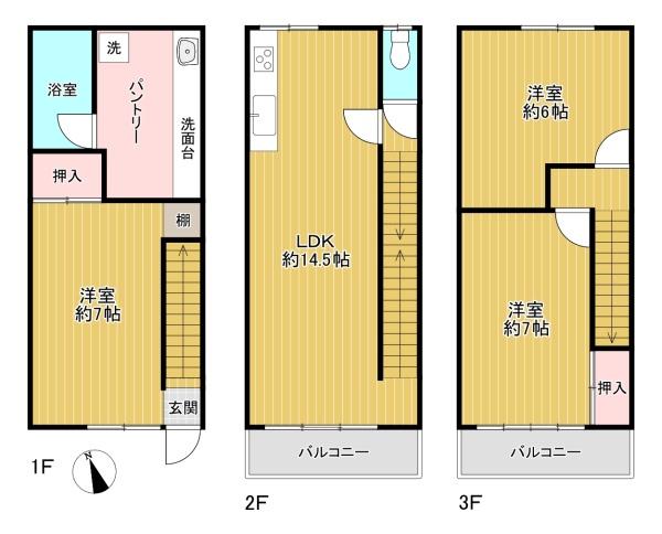 東大阪市森河内東1丁目　中古戸建