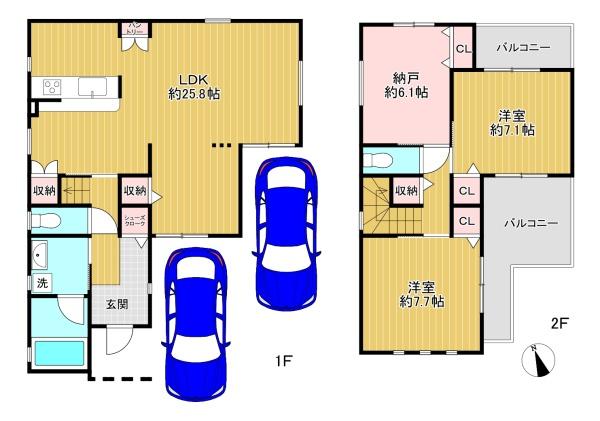 東大阪市小阪本町2丁目　中古戸建