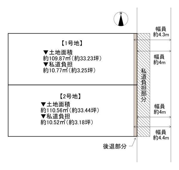 東大阪市若江東町1丁目1期2号地　土地