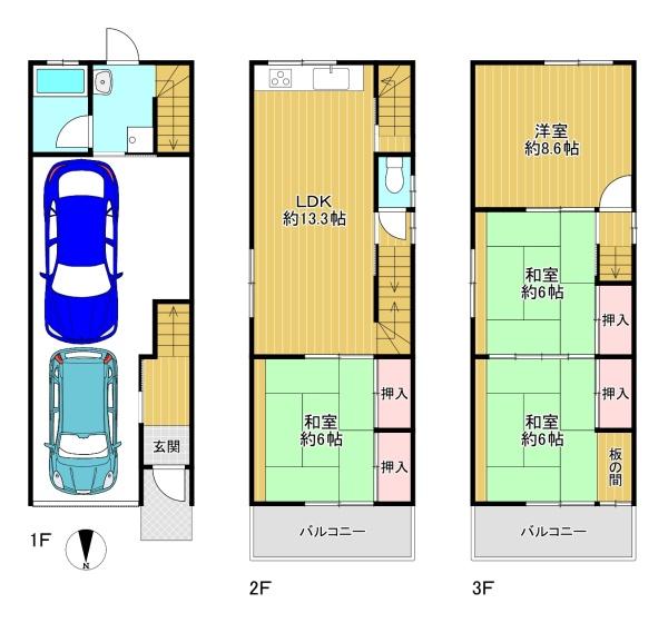 東大阪市東上小阪　中古戸建