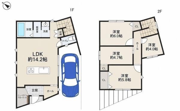 東大阪市新庄1丁目　中古戸建