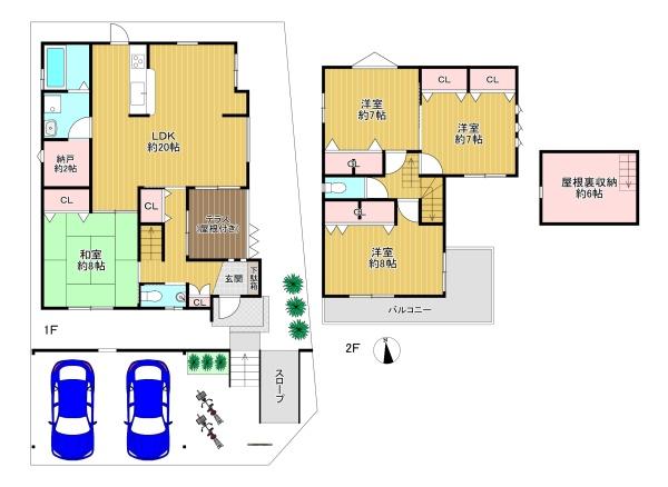 八尾市刑部１丁目の中古一戸建て