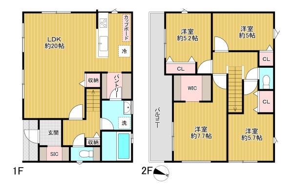 八王子市北野台4丁目　3号棟