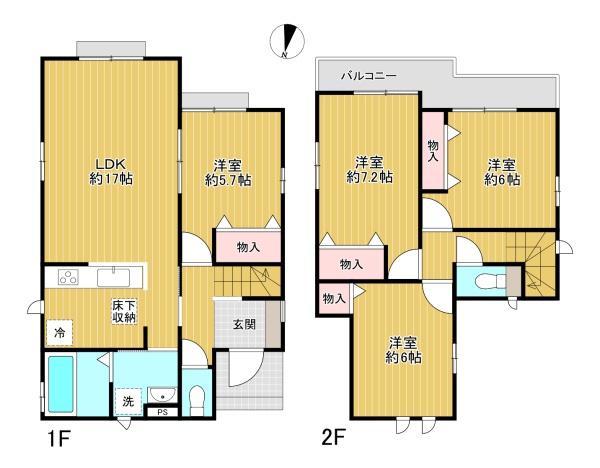 八王子市石川町の新築一戸建