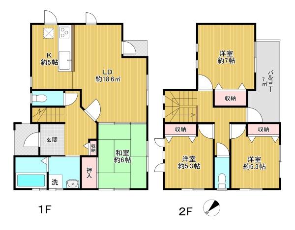 八王子市七国２丁目の中古一戸建て