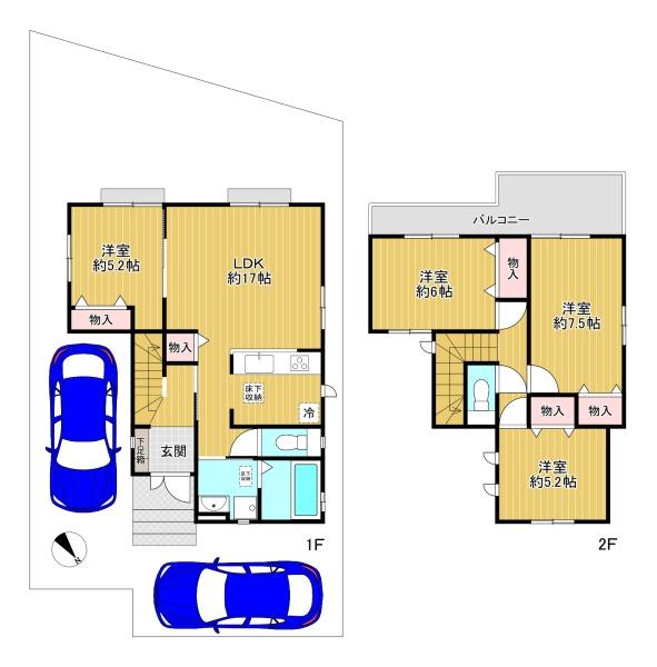 八王子市元八王子2丁目1187番　F号棟