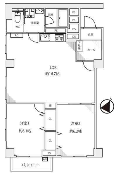 西八王子ハイツD棟