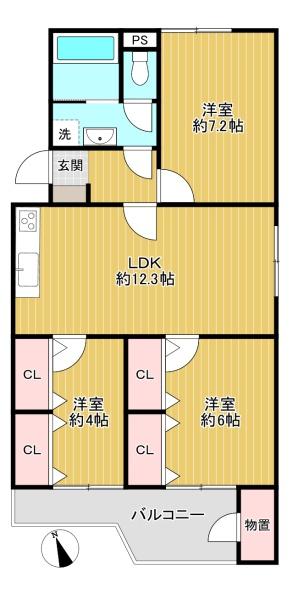 京王北野マンションＢ棟