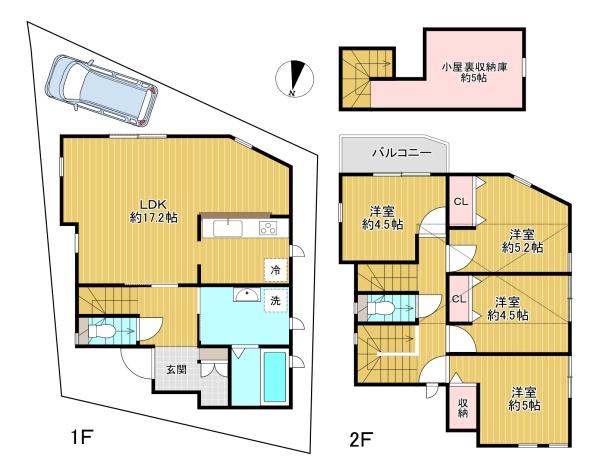 八王子市東浅川町の中古一戸建て