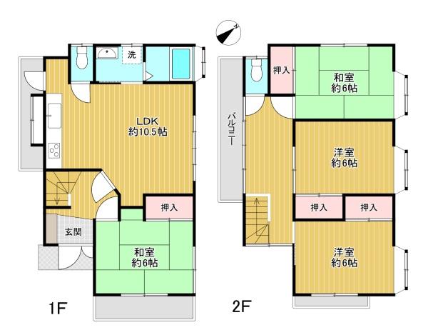 八王子市打越町の中古一戸建て