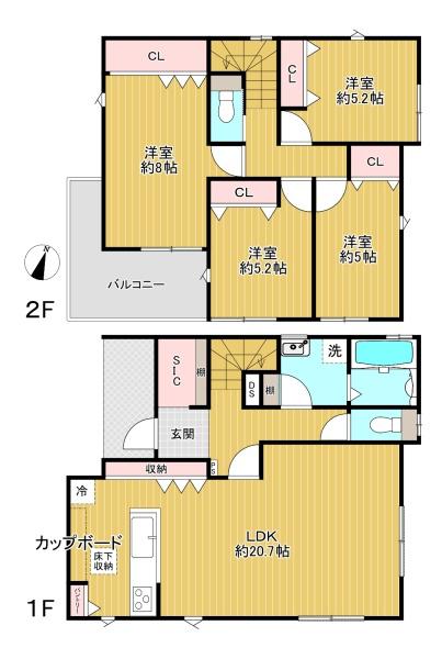 八王子市めじろ台3丁目　1号棟