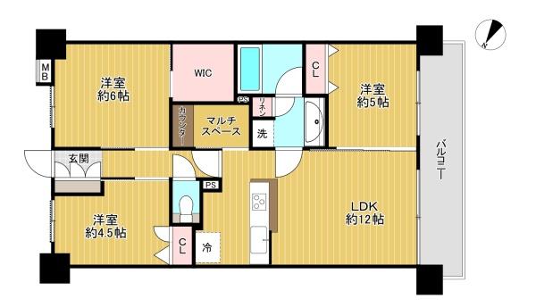 ベルジュール八王子高尾(間取り)