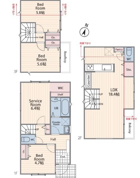八王子市子安町1丁目　1号棟
