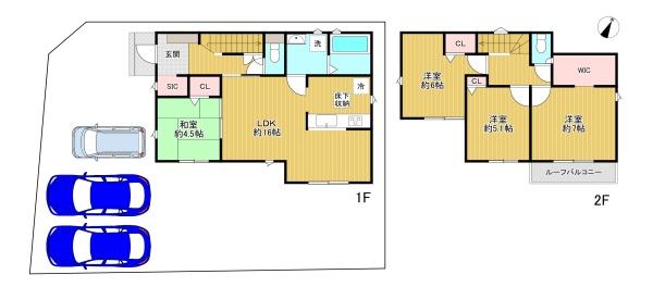 八王子西寺方町24-2期　1号棟