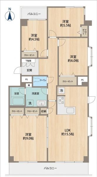 グリーンコープ南大沢団地1号棟