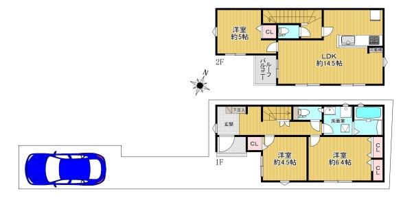 八王子散田町5丁目25-1期　3号棟