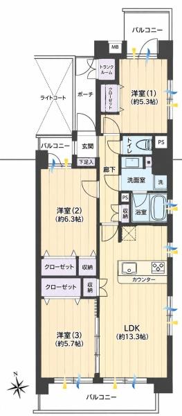 ダイアパレス京王堀之内壱番館