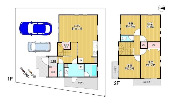 八王子市石川町の新築一戸建