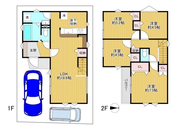 八王子市富士見町の新築一戸建