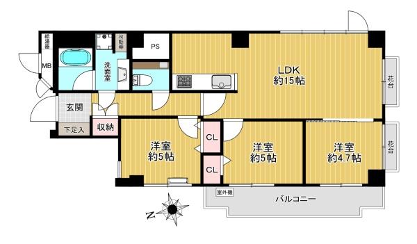 三井馬事公苑南ハイツ