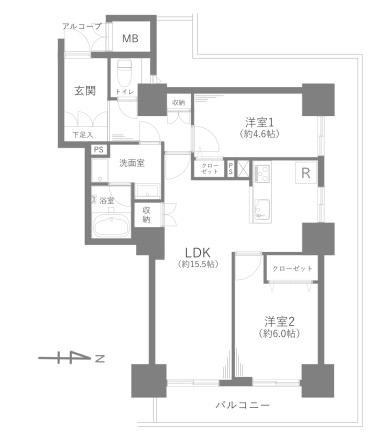 光が丘パークタウンいちょう通り東第三団地　1号棟