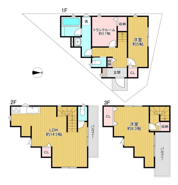 練馬区平和台第1　3号棟
