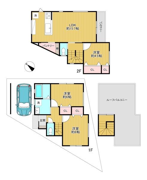中野区弥生町4丁目 新築戸建
